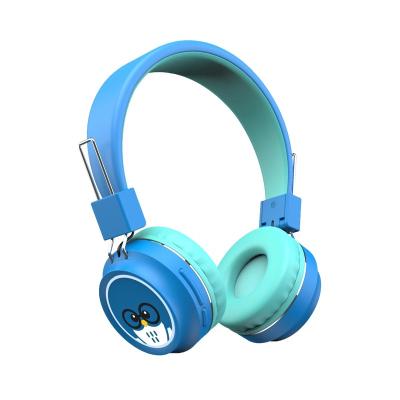 China L Shape Earmuff LED Light Premium Stereo Sound Earphones 85dB Foldable Child Wireless Headphones for sale