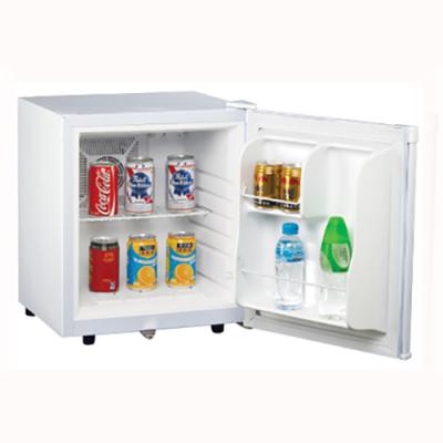 China Single-temperature Single-temperature 30L Semiconductor Door Solid Hotel Bar Fridge Mini Drink Cooler For Five Star Hotel for sale