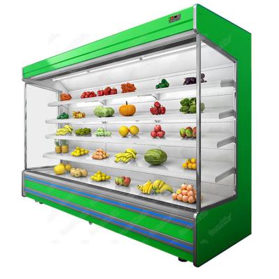 China Professional Vertical Single-temperature Supermarket Refrigerator Multi-deck Open Supermarket Refrigerator for sale