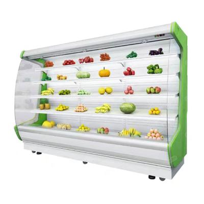 China Single-temperature open supermarket refrigerator refrigerator supermarket vegetable for sale