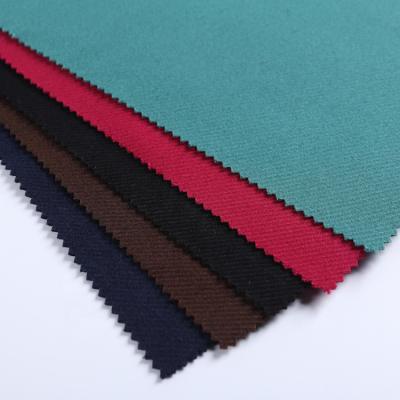 China Double Faced TR Polyester Rayon Spandex Brushed Twill Double Face Woven Fabric 400GSM In China For Coat for sale