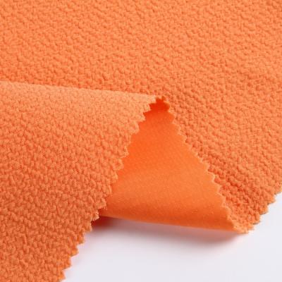 China High quality double faced 100% stretch twill fabric knit polyester fabric materials for clothing use for sale