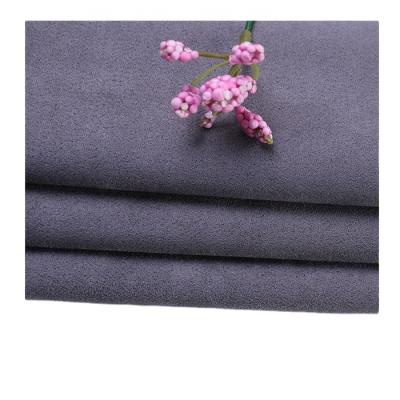 China Wholesale hot sale 280GSM polyester raw material pure faux brushed knitted suede fabric textile for sale