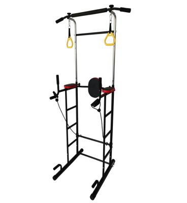 China Multifunctional Home Use Strength Training Power Tower Pull Up Bar Dip Station For Home Gym Equipment for sale