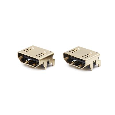 China audio & 31H Video High Quality Gold Plated A Socket Connector HDMI-compatible Female Type for sale