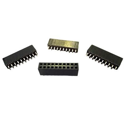 China Other 2.54mm Pitch Female Box Pin Header Board Connector Multi Pin Headers for sale