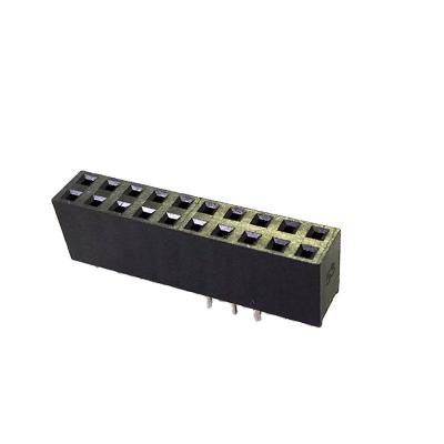 China Other Female Box Header 2.54mm Pitch Box Header Dual Row Connector for sale