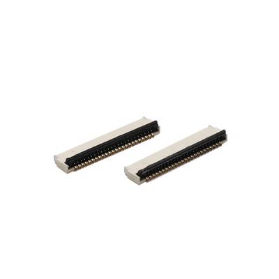 China H1.0 9-61P FFC/FPC FPC 0.3mm Pitch Back Lock Gloden SMT ZIF Snap Type Connectors for sale