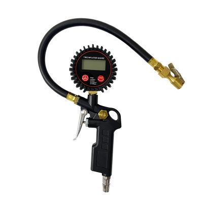 China Zn Digital Pressure Car Tire Inflator Pressure Gauge Set Auto Repair Tools for sale