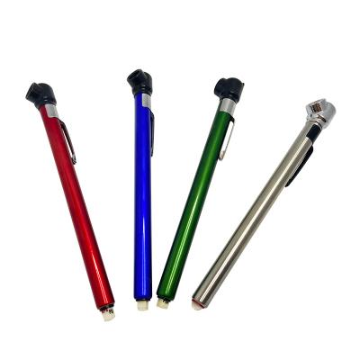 China Red/Blue/Black Pencil Tire Air Pressure Gauge 0-75psi Varied Tire Gauges 14.3*1.8*1.3CM for sale