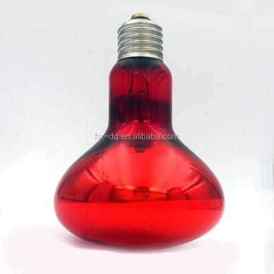 China E26 E27 R63 100W 150W 200W 250W 375W Brass Red Glass Infrared Heat Lamp for sale