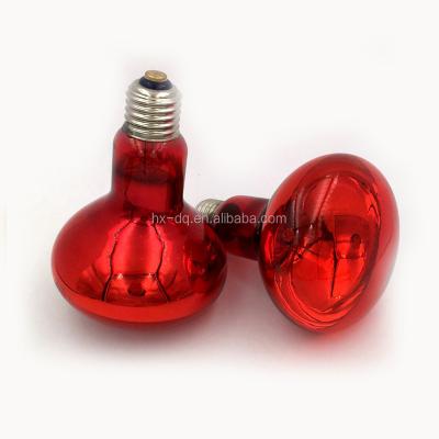 China Hot Sales 200W 250W 120V 240V Heat Glass Infrared Light Lamp Bulb For Reptiles Heat Lamp for sale