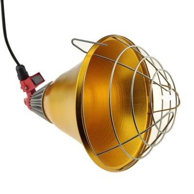 China Farms ETL Approved PAR38 150W Animal Husbandry Heater Infrared Lamp With Bulb For Canada Poultry Farming for sale