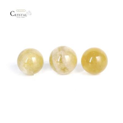 China Wholesale High Quality Natural Polished Crystal Citrine Ball Spheres For Quartz Healing Decoration From Europe Large for sale