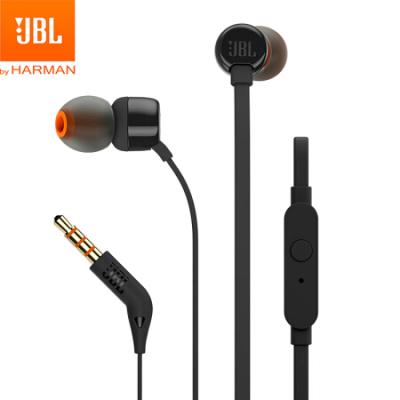 China Original In-Ear JBL T110 Deep Bass Earbuds Headset Sports Earphone 3.5mm Wired Stereo Music Headphones Built-in Control Handsfree for sale