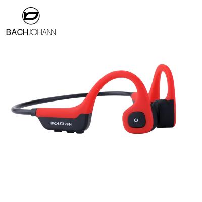 China BACHJOHANN Bone Conduction Headsets BT V5.0 Handsfree Stereo Stereo Gaming Headsets Outdoor Sports Waterproof Earbuds Radio Headphones for sale