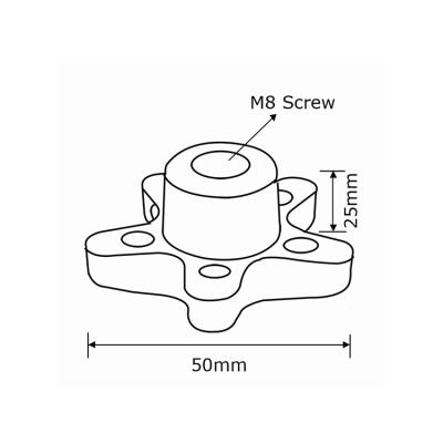 China Modern Furniture Accessories Supplier In Stock Plastic Furniture Fittings Adjust Leveling Feet for sale