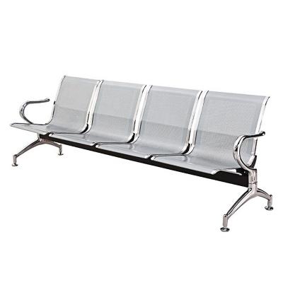 China Modern Beauty Salon Reception Chair 4 Seater Prices Airport Bus Stop Waiting Bus Stop Waiting Aluminum Aluminum Public Seating Chair for sale