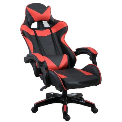 China Free Sample (Height) Adjustable Desk Massage Racing Electric Gamer Chair With Headrest for sale