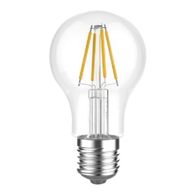 China Residential 4w 6w 8w led filament bulb light bulbs A60 E27 B22 base for indoor lamp for sale