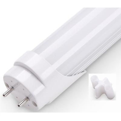 China Warehouse led plastic tube light 2ft 4ft lighting T8 tubes 9w 18w 1200mm daylight tubes for home office for sale