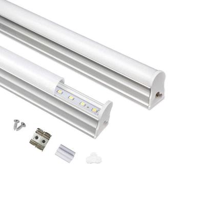 China Warehouse led plastic tube light T5 tube lamp 5w 9w 18w for shopping mall office lighting for sale