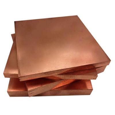 China Factory Customized Thick Sheet Brass Copper Plate Size 20mm Copper Plate Price For Electronic Industry Transportation Plate for sale