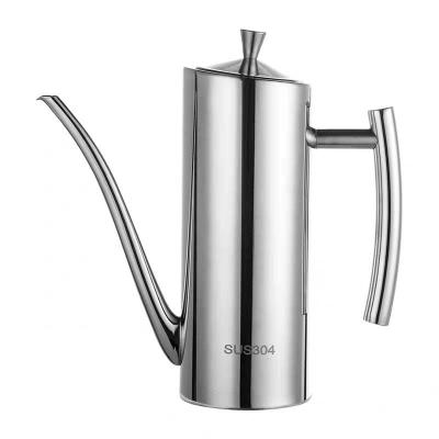 China Sustainable High Quality SUS 304 Stainless Steel Soy Sauce Vinegar Liquid Oil Dispenser Kettle for sale