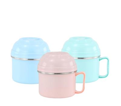 China Sustainable Multifunctional Colorful Stock Thermal Stainless Steel Rice Noodles Children Lunch Box Adult for sale