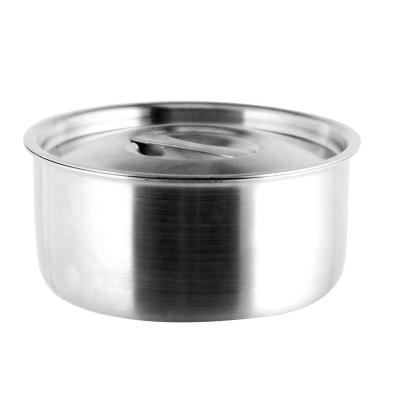 China Sustainable Multifunctional SUS 304 Stainless Steel Thicken Egg Bowl with Steel Lid with Breathable Hole for Food Steaming for sale