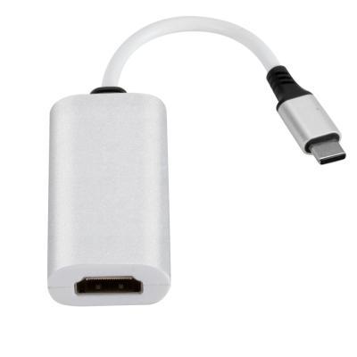 China Sturdy Aluminum HD To USB C Male Adapter 4K Resolution USB Type C To HD Female Adapter. Type-C to HD for sale