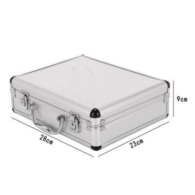 China ABS+Aluminum frame+MDF hard lock tooling suitcase aluminum briefcase aluminum size customization combination carry case for sale