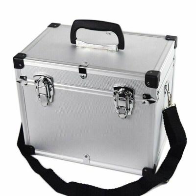 China Portable ABS+Aluminum frame+MDF tool box protective device crate hardware storage aluminum shoulder strap for sale