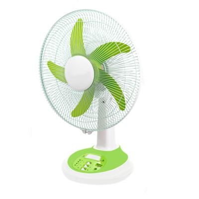 China USB Solar Phone Socket/DC Plug/Night Light 14 Inch Rechargeable Emergency AC/DC AC/DC Small Table Fan for sale