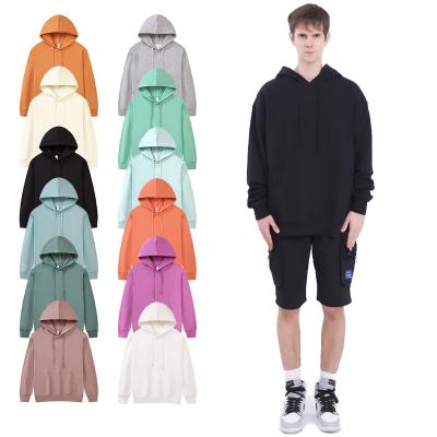 China Wholesale Anti-pilling Men's Pullover Hoodies Knitting Full Color Custom LOGO for sale