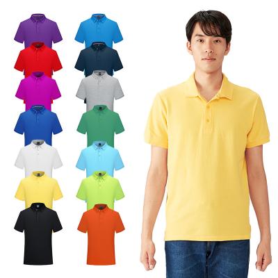 China OEM Golf Apparel Mens T-shirt Breathable Blank Polo Short Sleeve Cotton Custom LOGO Printed Polo Shirt for sale