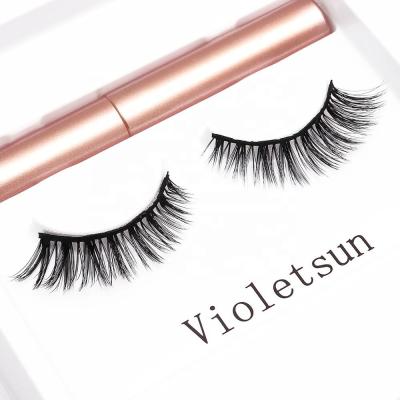 China Factory Hot Sales Latest Outlet Products Stereoscopic 3D Silk Magnetic Eyelash for sale