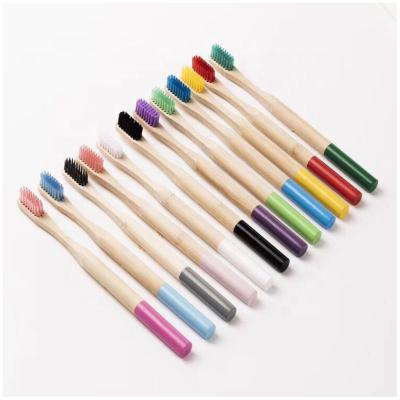 China Other Main Toothbrush Bamboo Eco-friendly OEM Logo Adult Bamboo Toothbrush Charcoal Good Quality for sale