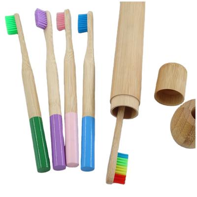 China Other Factory Supply Wholesale Adult Biodegradable Bamboo Toothbrush Eco-friendly OEM Logo Eco Friendly Bamboo Toothbrush for sale