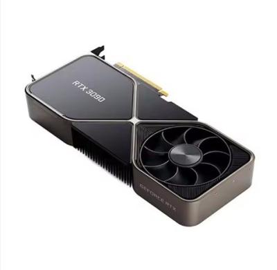 中国 NVIDIA RTX3090 24GB GPU ゲームビデオカード ウォーターファンクーラーHDMI出力インターフェース 販売のため