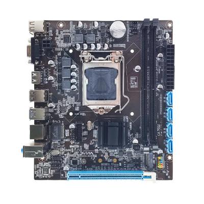 China Factor de forma H110 Tarjeta base de PC LGA1151 Soporte para CPU i3 i5 i7 Dual DDR3 Tarjeta base de escritorio H110 en venta