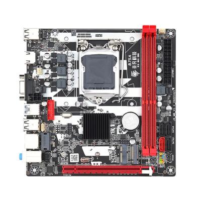 China Placa base B75 Mini ITX personalizada para sistema de computador industrial de servidor/estação de trabalho à venda