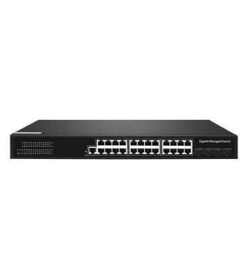 China SG3000-MG-24N4F Managed Switch 24 Port Gigabit Ethernet Switch for Network Management for sale