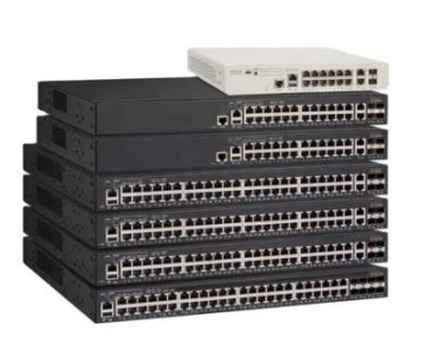 China Cache de 64 MB Conmutador Ethernet PoE de 24 puertos con 2x10 GBE Uplinks y diseño apilable en venta