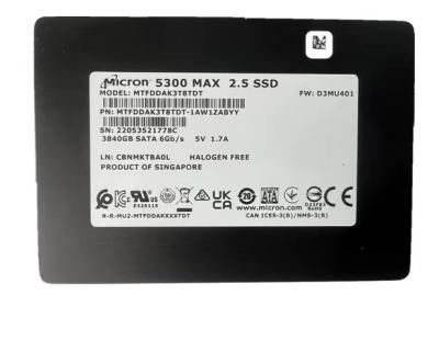 China 1.92TB 2,5'' SATA 6Gb/s 5V SSD Festplattenlaufwerk externer Server SSD MAX MTFDDAK1T9TDT zu verkaufen