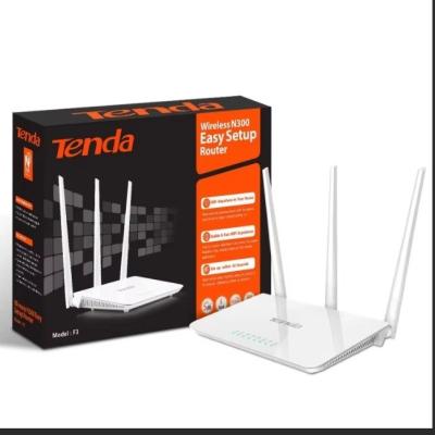 China Ten-Da F3 300Mbps Wireless Home Router 2.4GHz 3 Antennas Multi Language Firewall for sale