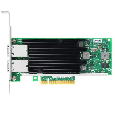 China Network Interface Card SV8542 PCIe v2.1 5.0 GT/s x8 lanes ELX540AT2 RJ45 Dual Port 10GbE/1GbE/100Mb for sale