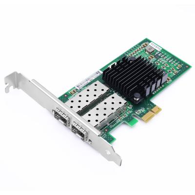 China Network Interface Card SV8334 PCIe v2.0 2.5GT/s x1 lanes HL82576EB SFP Dual Ports 1000 Mbps for sale