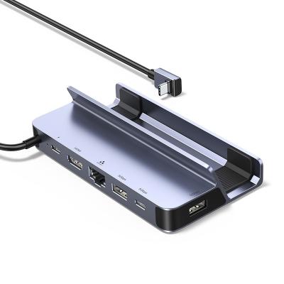 Chine Station d'accueil USB C 6 en 1 avec 4K @ 60Hz HD-MI Gigabit Ethernet PD 100W à vendre