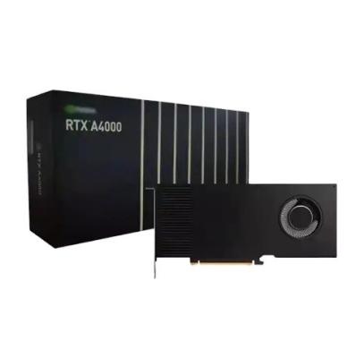 China Gaming Gpu Graphics Card RTX A4000 Gddr6 16GB PCI Express 4.0 x16 Professional Video Graphic Card for sale